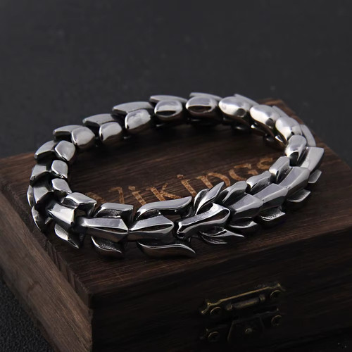 Bracciale drago vichingo - bracciale,