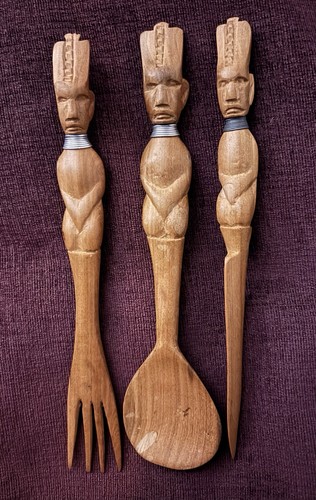 Set utensili africani in - set,