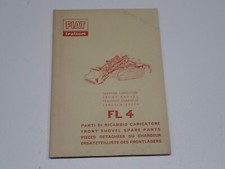 FIAT TRATTORE FL 4  CARICATORE CATALOGO PARTI DI RICAMBIO 1960