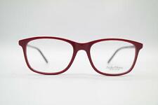 Studio Milano 0616 Rosso Argento Vinaccia Ovale Occhiali Montatura Nuovo