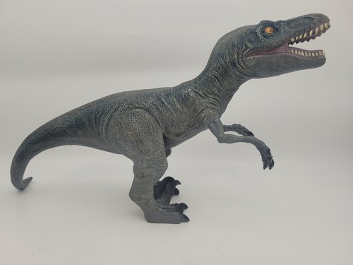 Rubber velociraptor gray - rubber,