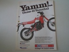 advertising Pubblicità 1986 MOTO YAMAHA DT 125 LC