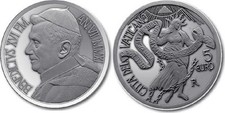 VATICANO 5 euro plata 2011  proof BENEDICTO XVI  44º Jornada Mundial de la Paz