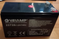 Batteria Ricaricabile VELAMP 12V7Ah