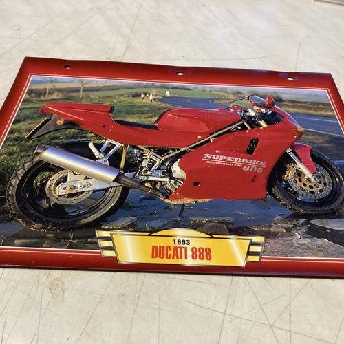 Ducati 888 1993 fiche carte