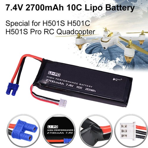 1pcs 2700mah 10c drone - 7.4v,
