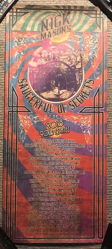 Poster nick mason firmato - poster,