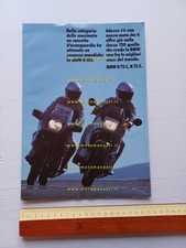 BMW K 75 C - K 75 S 1985 depliant moto originale ITALIANO brochure