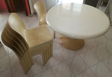VINTAGE set tavolo e 6 sedie Vico Magistretti by ARTEMIDE