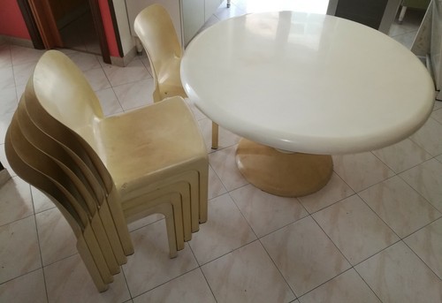 Vintage set tavolo sedie - vintage,