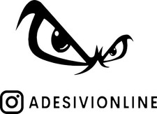 Adesivo Pretagliato Occhi Diabolik 👿