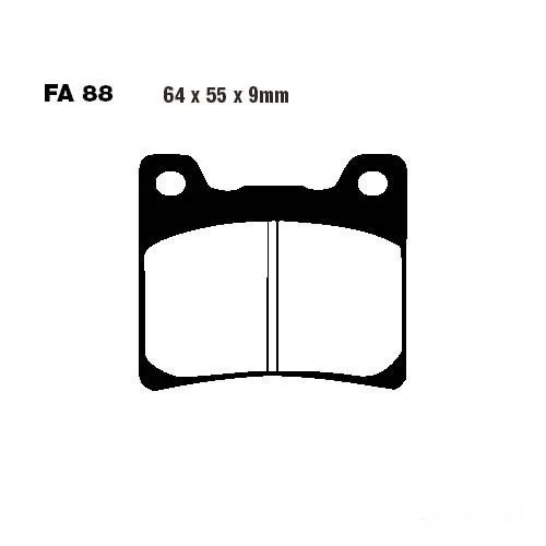 Pastiglia freno ebc - freno,