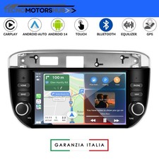 Autoradio CARPLAY Wireless Per Fiat Punto Evo Con Navigatore Nero 2010-2016 GPS