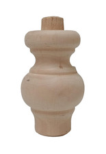 PIEDE PIEDINO IN LEGNO GREZZO