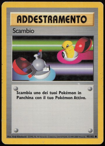 Pokemon tcg scambio 102 - 95/102, ex