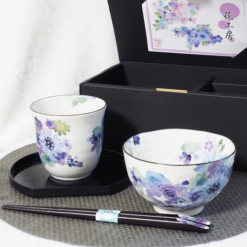 Set bacchette tazza tè - set,