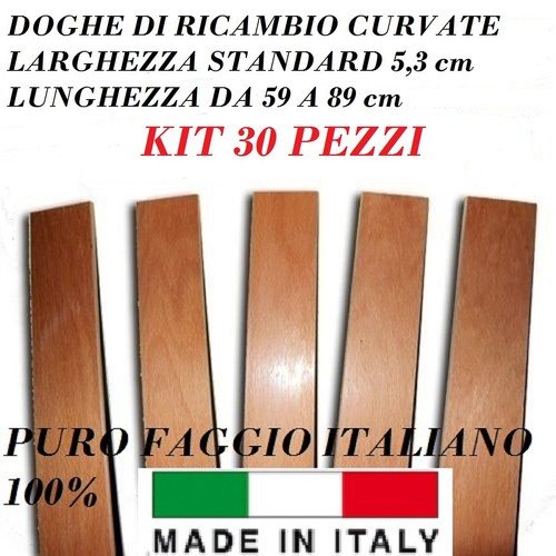 Kit30 doghe ricambio - doghe,
