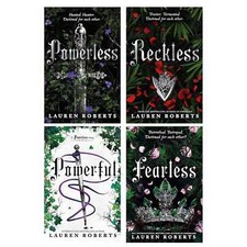 Powerless Trilogy and Fearless Powerful 4 Books Set by Lauren Roberts Free Ship