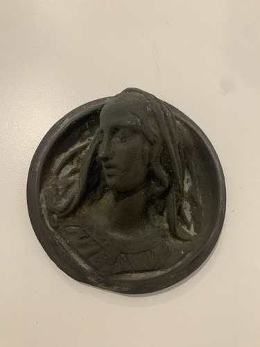 Antica placca bronzo - antica,