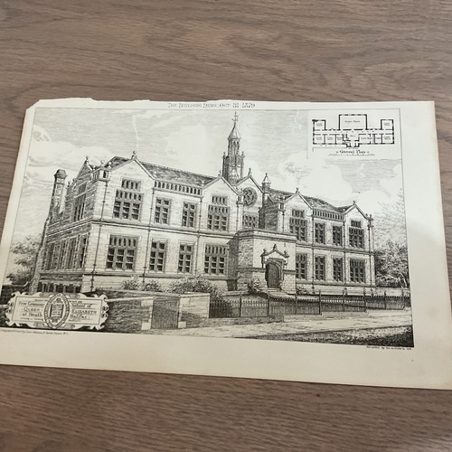 Stampa antica 1879 halifax - 1879,