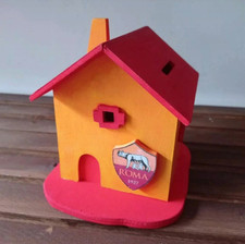 Salvadanaio in legno Roma artigianato casetta personalizzabile collezione