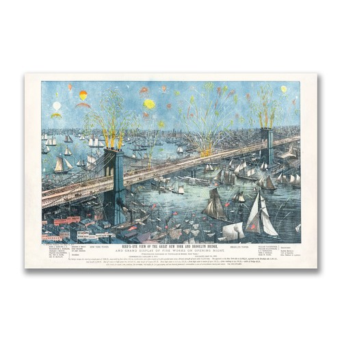 Ponte brooklyn 1883 - 1883, fuochi