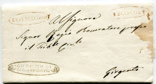 Sicilia lettera con - (b4580),