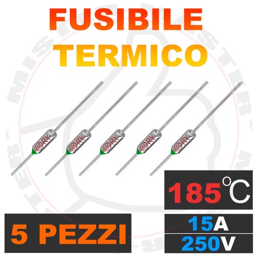 Fusibile termico assiale 185 - assiale,