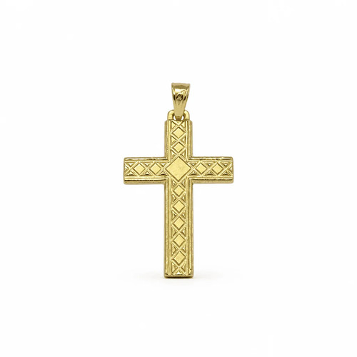 Croce argento 925 placcata - in,