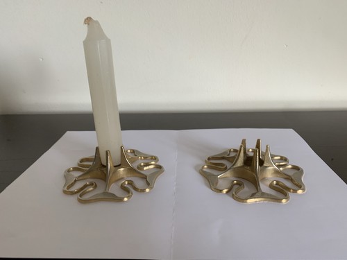 Skultuna pair brass rose - of,