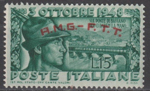 Trieste zona 1948 ponte - zona, a