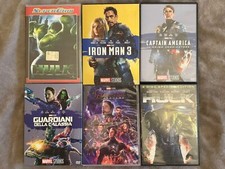 LOTTO 6 DVD EDIZIONI ITALIANE MARVEL CAPTAIN AMERICA IRON MAN GUARDIANI GALASSIA