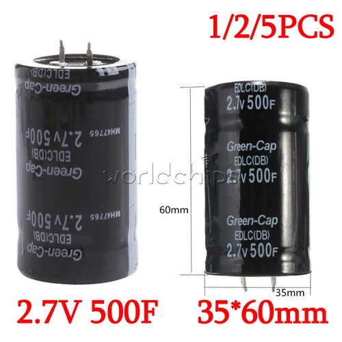 5pcs 500f 2 - 1/2/5pcs, 2.7v