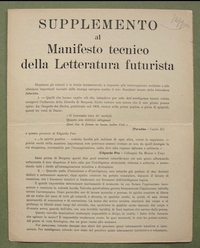 Marinetti supplemento al - f.t.,