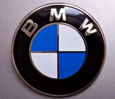 Logo stemma cofano anteriore auto BMW 82mm