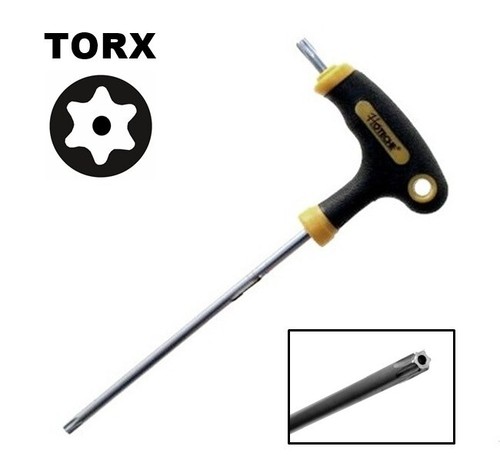 Chiave torx con foro - torx,