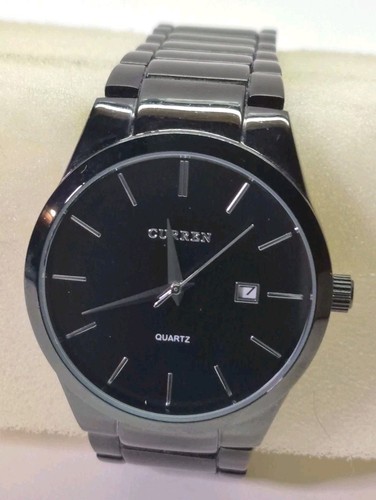 Curren mens watch - mens, black