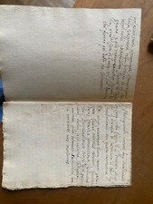 Raro  araldica manoscritto