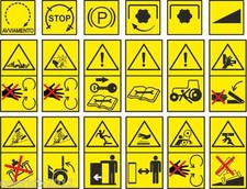 Pittogrammi adesivi per la