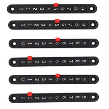 6Pcs Tabellone Segnapunti da Tavolo  Snooker Tabellone Segnapunti Puntatori9184