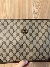 Auth GUCCI GG Monogram PVC