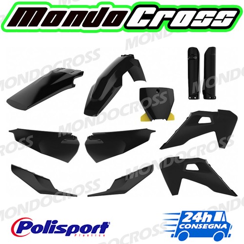 Kit plastiche polisport nero - kit,