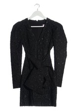 ZARA Abito a maniche lunghe Donna Abito Taglia IT 38 nero stile casual