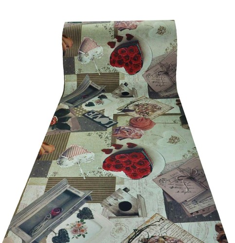 Rose patchwork tappeto cucina