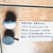 Tappo/copertura gancio traino post. x Alfa Romeo  147  cod. 735257632 nuovo/usat