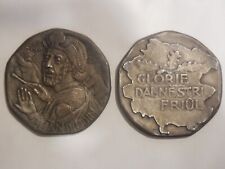 medaglia Giovanni Ricamatore da Udine pittore argento Friuli