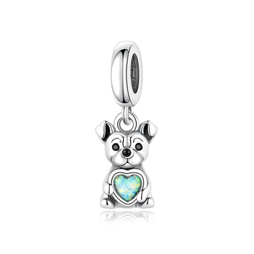 Ciondolo cuore staffie - cuore,