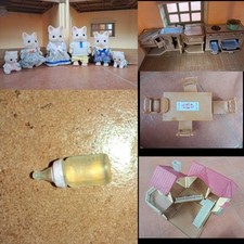 Sylvanian Families – Casa Grande + Mobili + Accessori – Ottime Condizioni