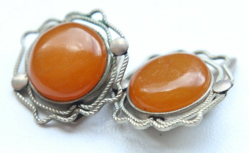 Gemelli vintage ambra - , miele