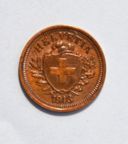 Moneta svizzera 1913 1 - moneta, b